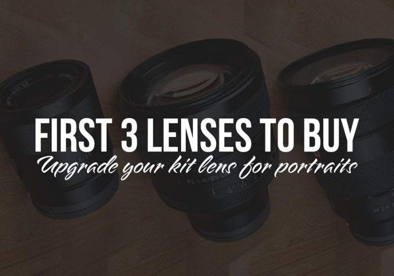 The absolute first 3 lenses to buy for portrait photography
