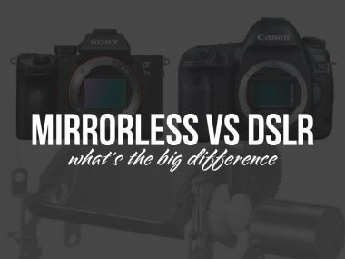 Mirrorless vs DSLR camera differences