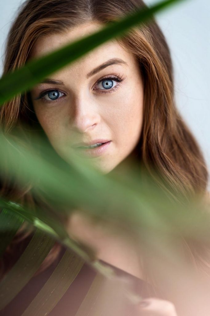 Close up portrait shot of blue eyes - Sony a7iii portrait